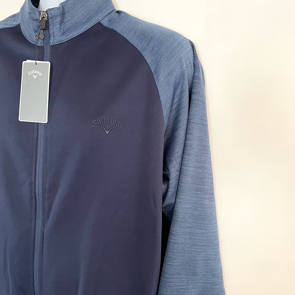 NWT Callaway Men's Golf Full Zip Track Jacket - Picture 8 of 13
